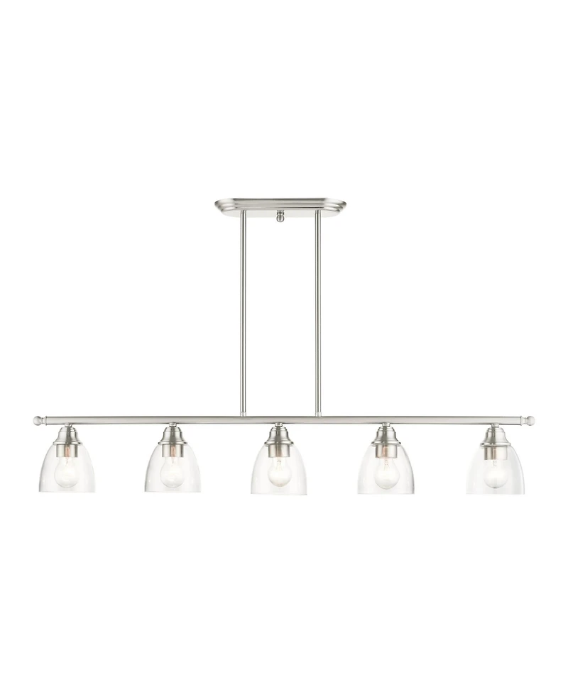 Montgomery 5 Lights Linear Chandelier
