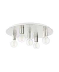 Hillview 5 Lights Flush Mount