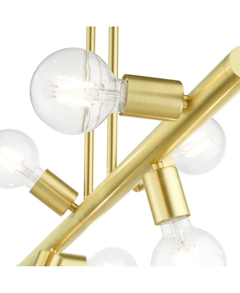 Bannister 6 Lights Linear Chandelier