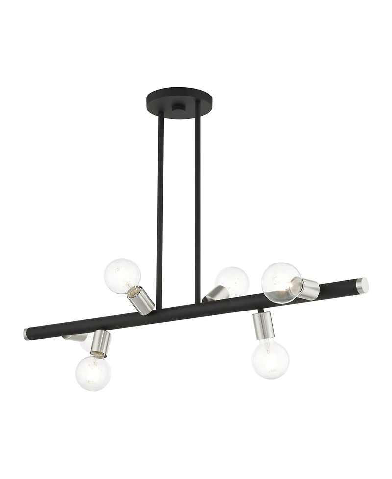 Bannister 6 Lights Linear Chandelier