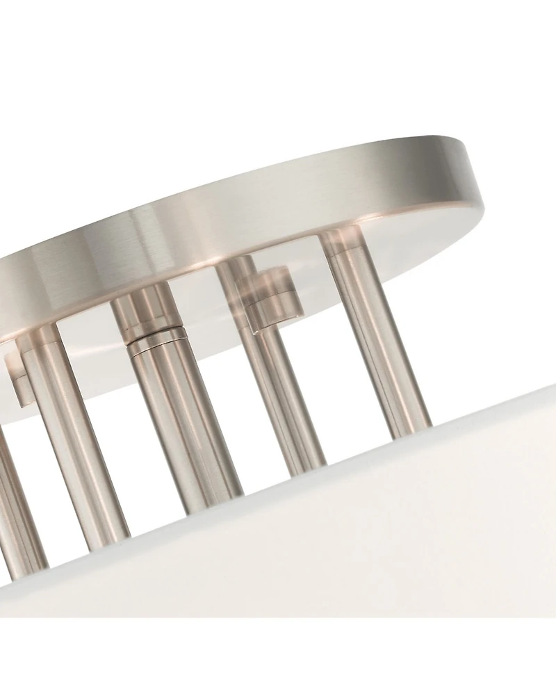 Meridian 6 Lights Semi Flush Mount