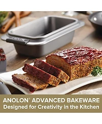 Anolon Advanced 9" x 5" Loaf Pan with Drip Pan Insert