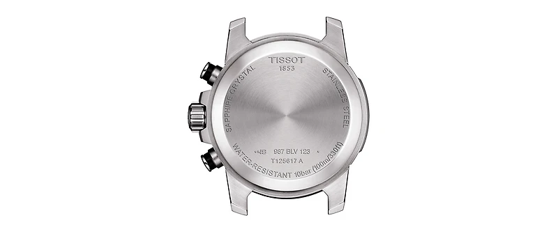 Tissot Men's Swiss Chronograph Supersport Stainless Steel Bracelet Watch 45.5mm