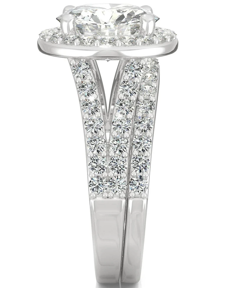 Charles & Colvard Moissanite Bridal Set (3-5/8 ct. t.w. Diamond Equivalent) 14k White Gold