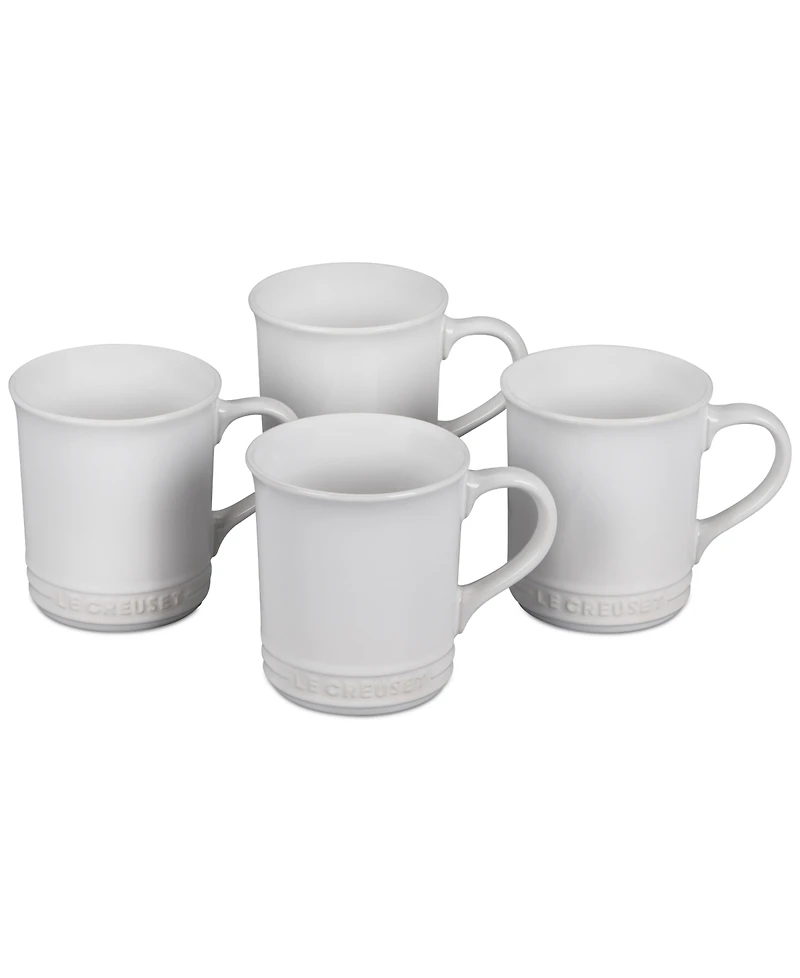 Le Creuset 14 oz. Stoneware Set of Four Coffee Mugs