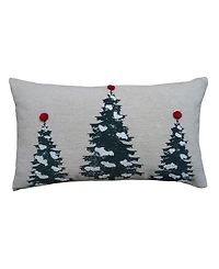 Vibhsa Evergreen Trees Decorative Pillow, 14" x 24"