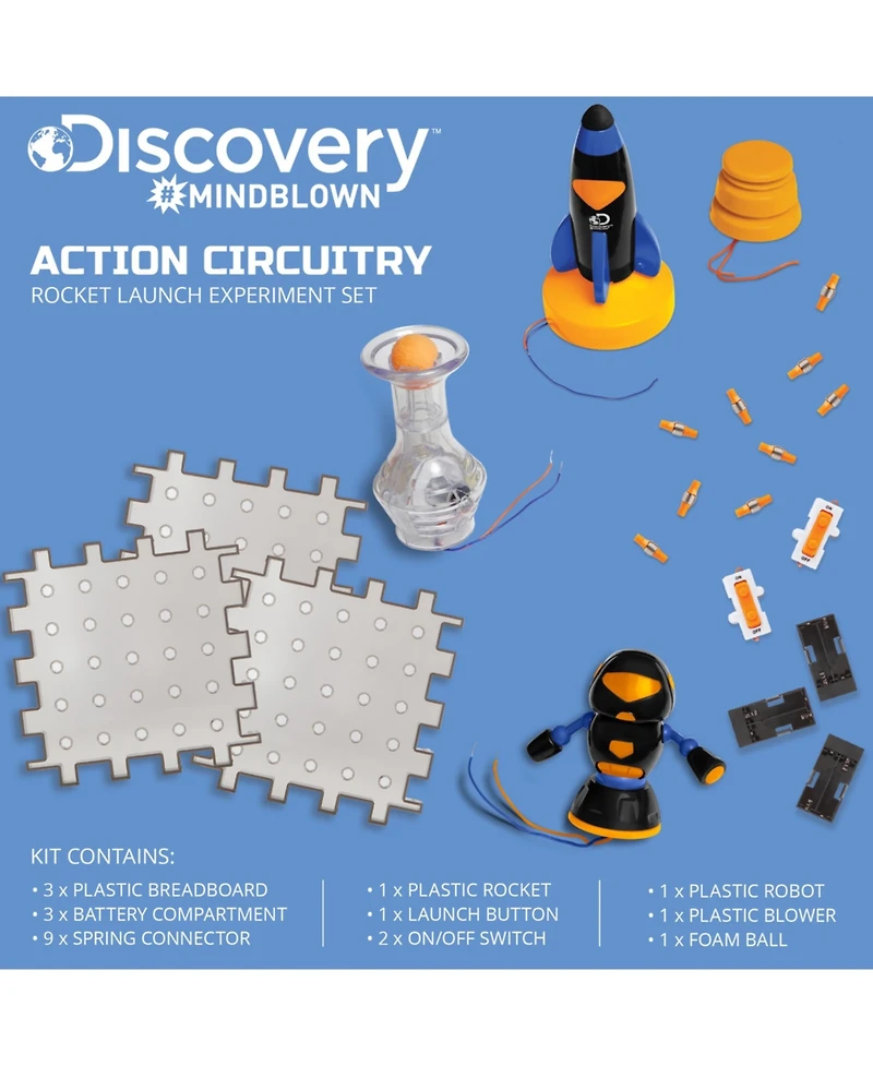 Discovery #Mindblown Toy Circuitry Action Experiment Set Small