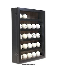 Golf Ball Shadow Box Display Case - Holds 25 Logo Balls, 11" x 14"