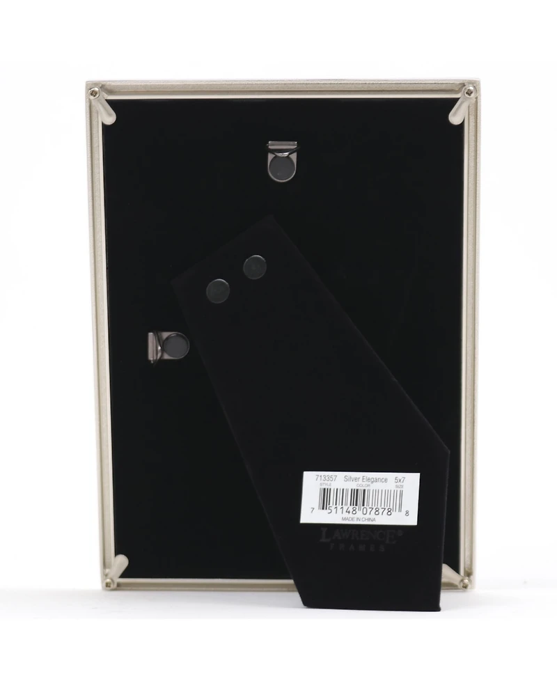 High Quality Polished Cast Metal Picture Frame - Screw Head Design, 5" x 7"