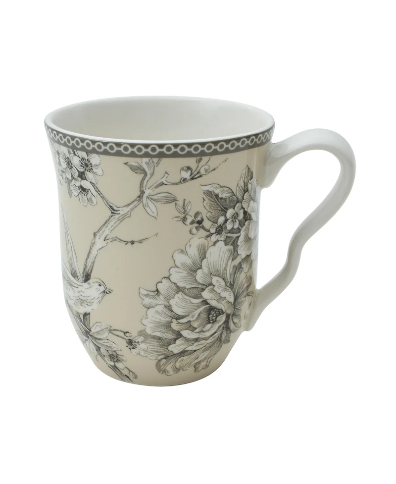 222 Fifth Adelaide Toile 16 Piece Dinnerware Set, Service for 4