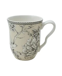 222 Fifth Adelaide Toile 16 Piece Dinnerware Set, Service for 4