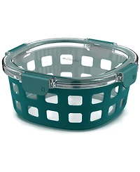 Ello DuraGlass 7-Cup Round Meal Prep Food Storage Container