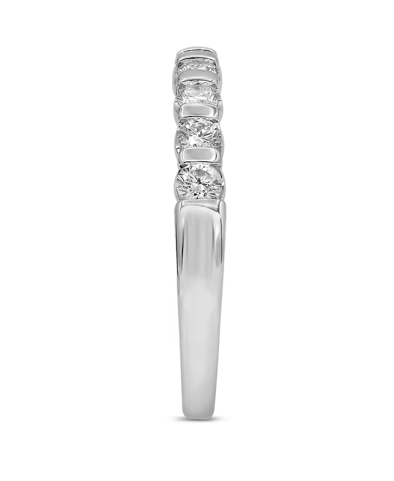 Diamond Bar Band (1/2 ct. t.w.) 14k White Gold