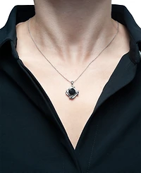 Onyx Box Set (Pendant, Earrings & Ring) in Sterling Silver