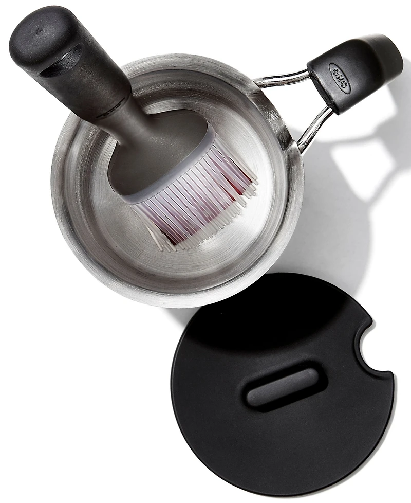 Oxo Grilling 3-Pc. Basting Pot & Brush Set
