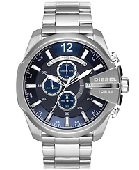 Diesel Mega Chief Chronograph Stainless Steel Bracelet Watch 51mm