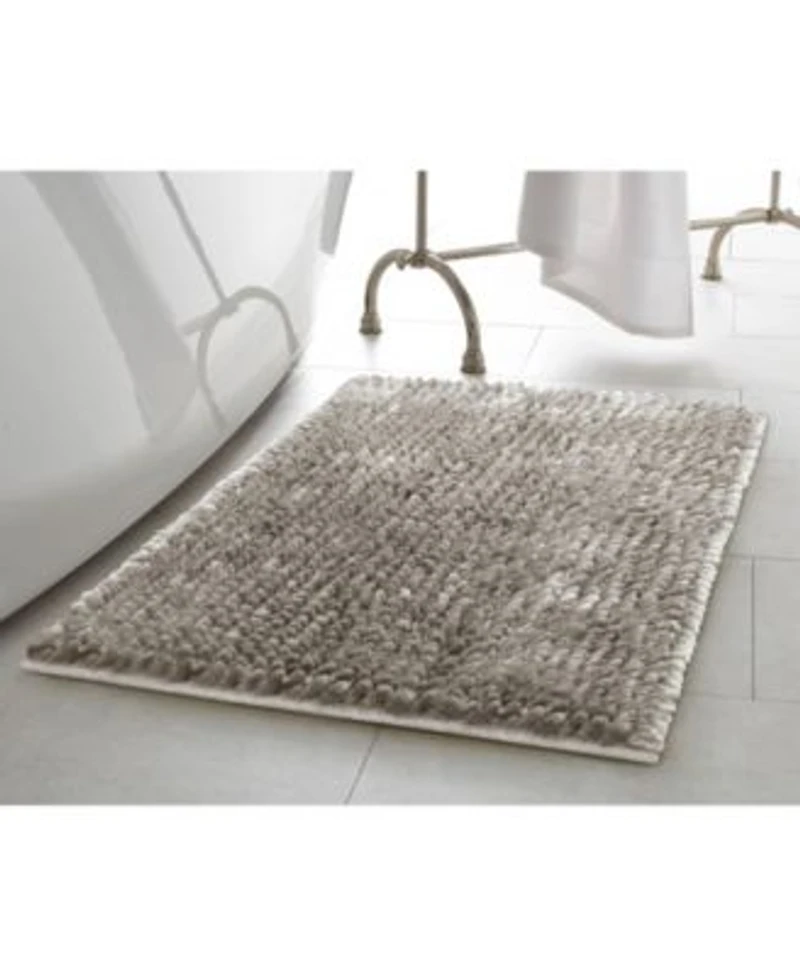 Laura Ashley Butter Chenille Bath Mats