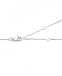 Lauren Ralph Lauren Cubic Zirconia Horseshoe Pendant Necklace in Sterling Silver, 14" + 3" extender