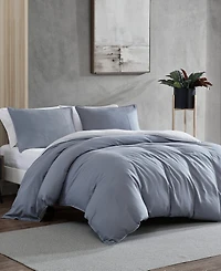 Kenneth Cole New York Nila Reversible Duvet Cover Set, 3 Piece, Full/Queen