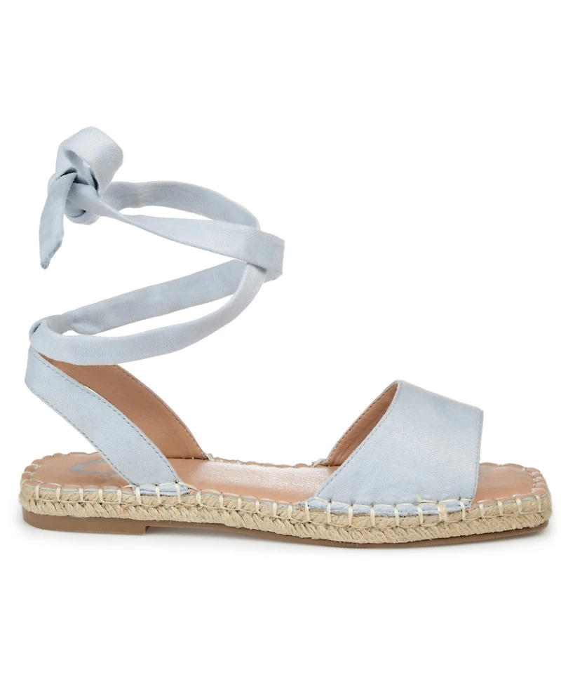 Journee Collection Women's Emelie Espadrille Flat Sandals