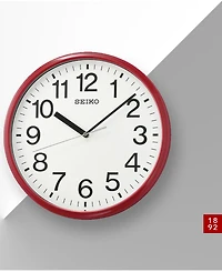Seiko Classic Red Office Clock