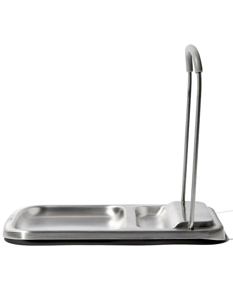Oxo Good Grips Stainless Steel Spoon Rest with Lid Holder