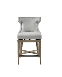 Madison Park Carson 25.25" High Counter Stool with Swivel Seat