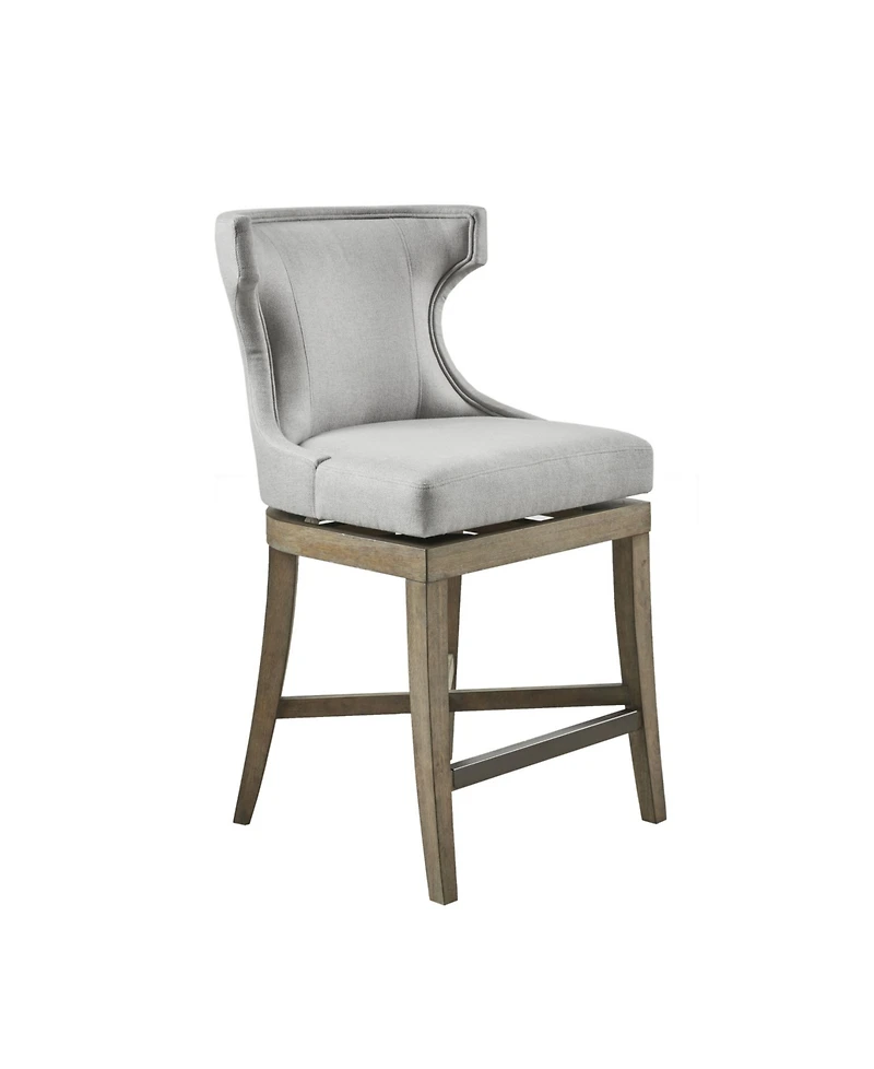 Madison Park Carson 25.25" High Counter Stool with Swivel Seat