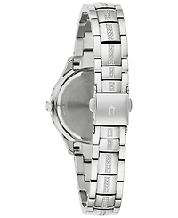 Bulova Women's Phantom Crystal Stainless Steel Bracelet Watch 31mm