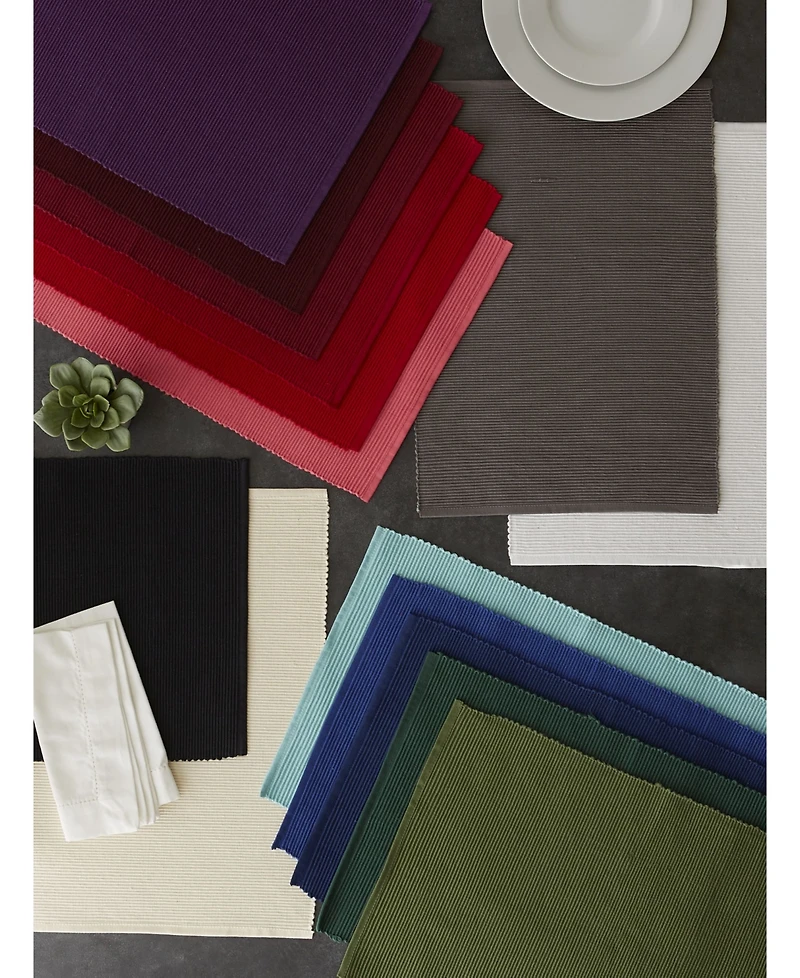 Design Imports Ribbed Placemat, Set of 6