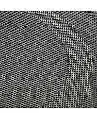 Design Imports Black Round Double frame Placemat, Set of 6