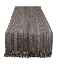 Design Imports Variegated Fringe Table Runner
