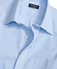 Club Room Men's Regular Fit Mini Gingham Dress Shirt