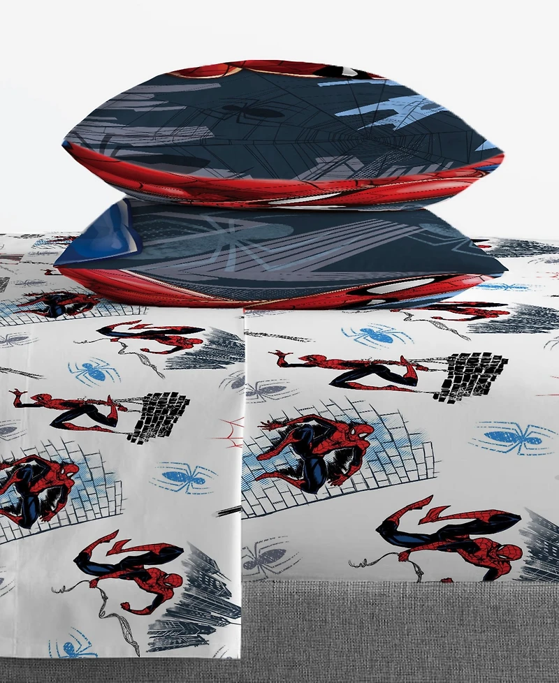Spider-man Crawl 4-Pc. Sheet Set, Queen