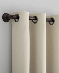 Sun Zero Tresello Tonal Texture Draft Shield Fleece Insulated 100 Blackout Grommet Curtain Panel Collection