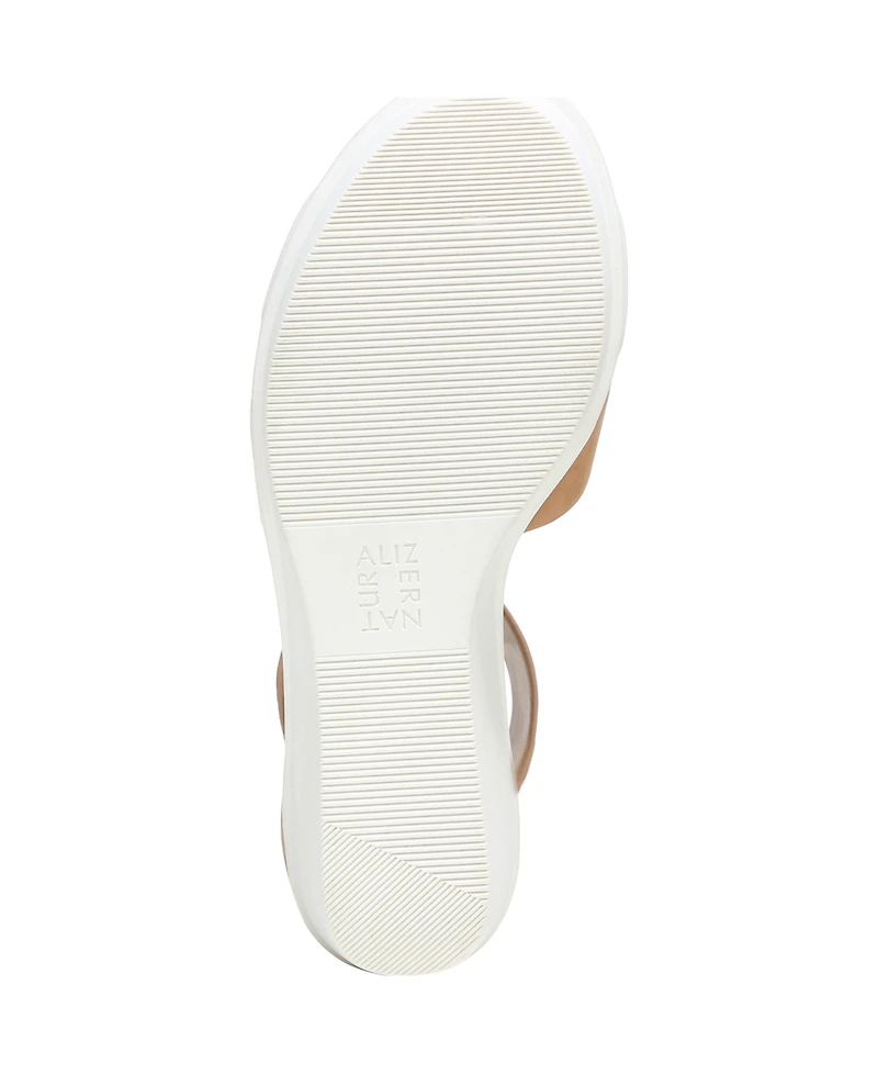 Naturalizer Riviera Ankle Strap Wedge Sandals
