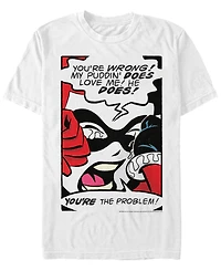 Men's Batman Harley Cry Short Sleeve T-shirt