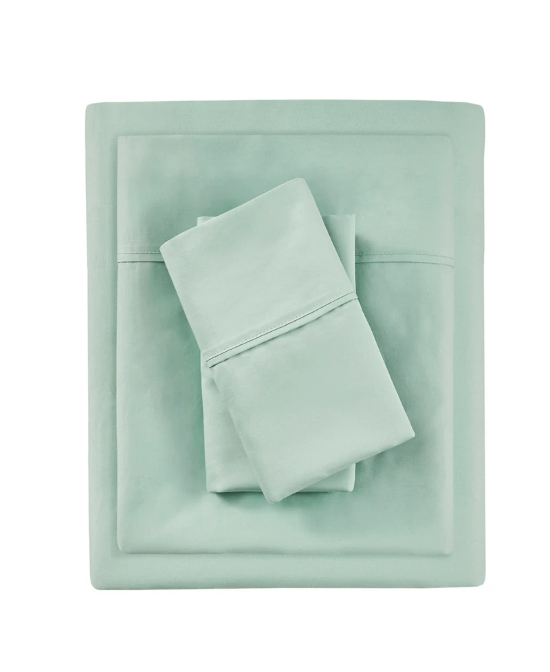 Beautyrest Temperature Regulating 1000 Thread Count Cotton Sateen Blend 4-Pc. Sheet Set