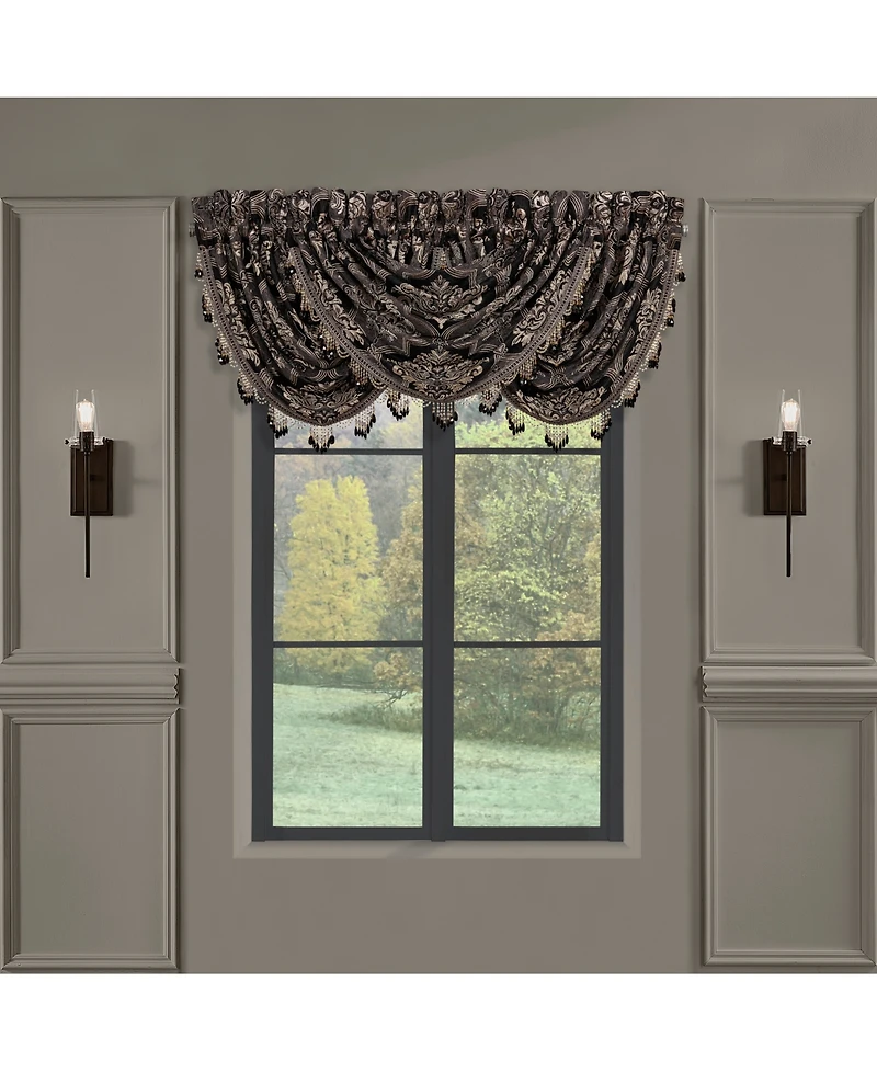 J Queen New York Windham Waterfall Window Valance, 49" x 33"