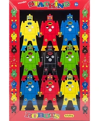 Schylling Wooden Stacking Robot Figures