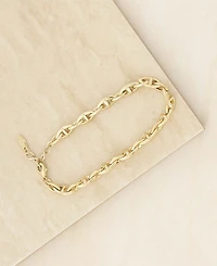 Ettika Fancy Gold Plated Chain Link Anklet