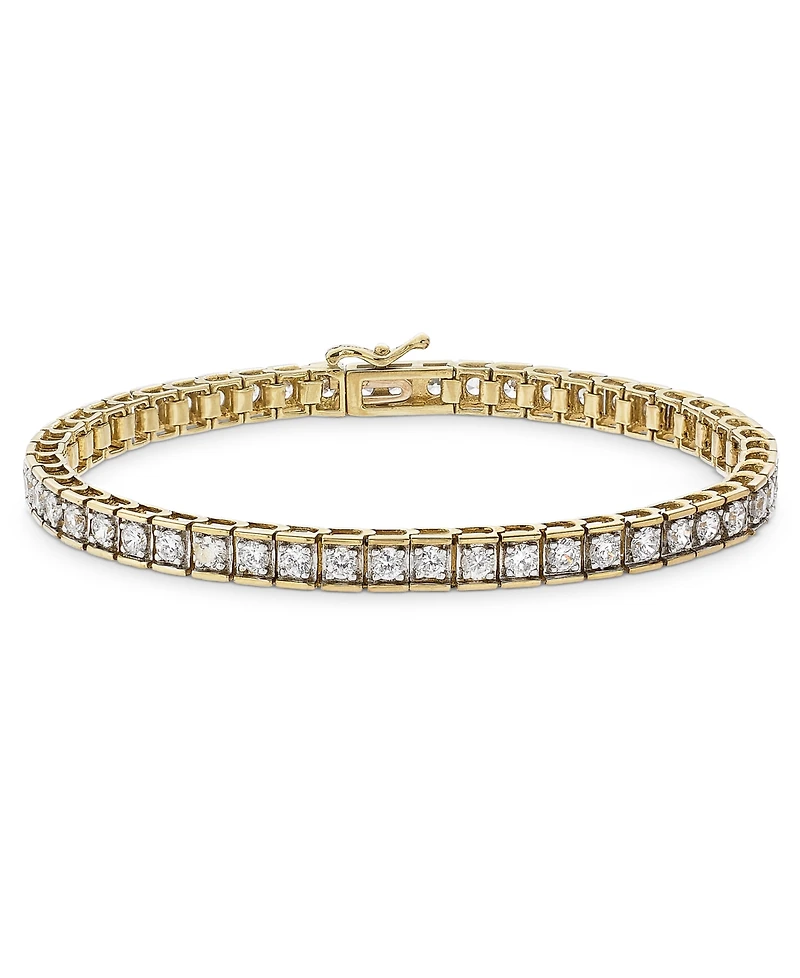 Diamond Bracelet (5 ct. t.w.) 10k Gold or White Gold, 7-1/4"