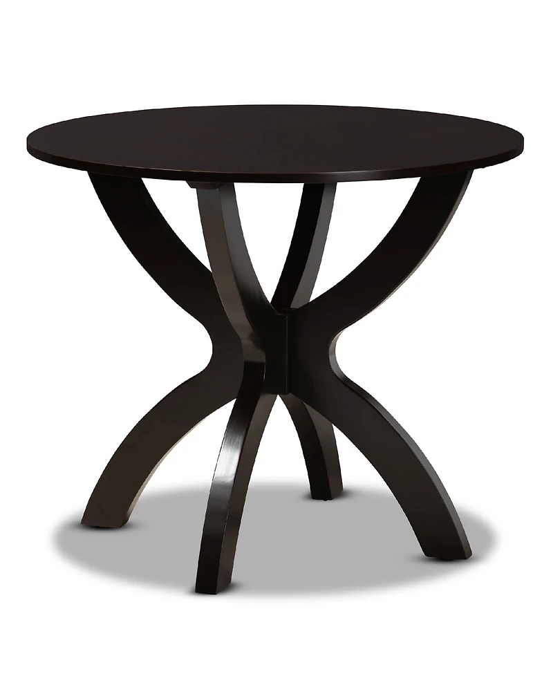 Mona Modern and Contemporary Fabric Upholstered 5 Piece Dining Set