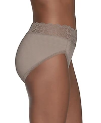 Vanity Fair Women's Flattering Lace Hi-Cut Panty Underwear 13280, extended sizes available
