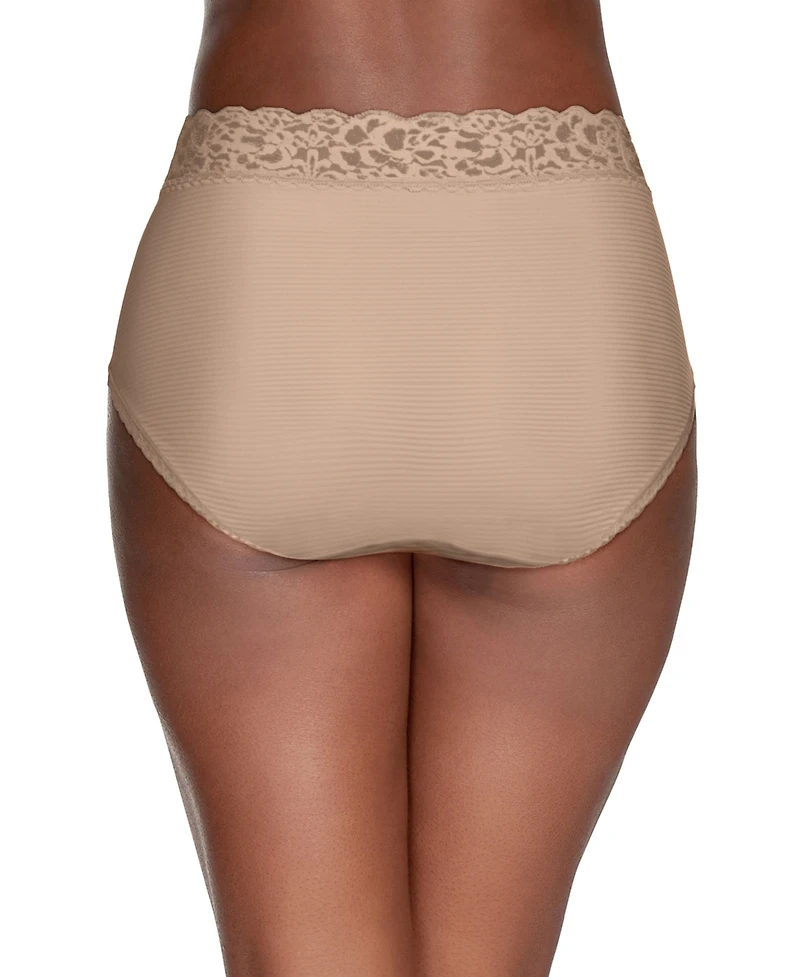 Vanity Fair Flattering Lace Stretch Brief Underwear 13281, also available extended sizes