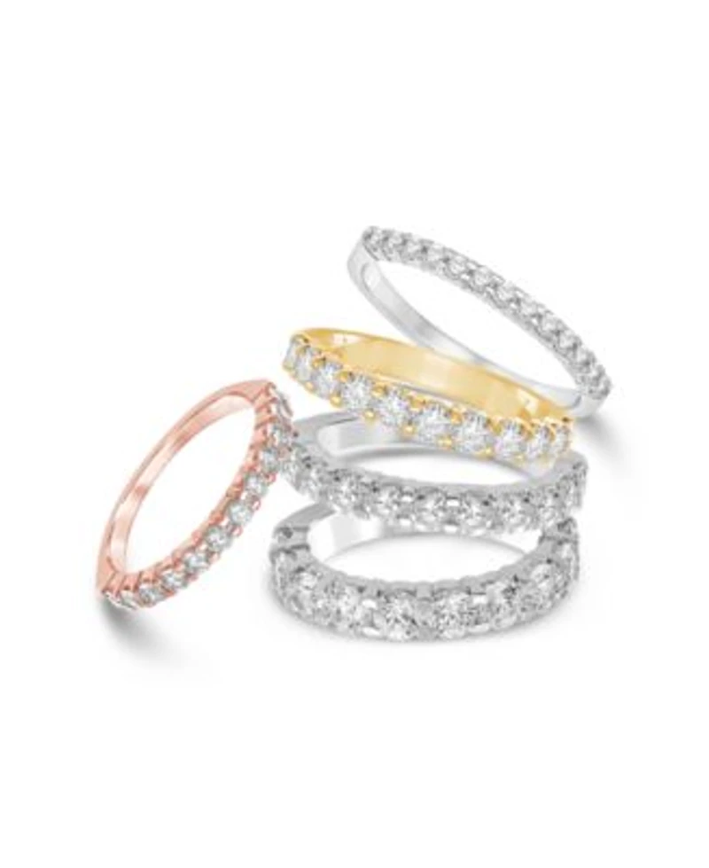 Diamond Band 1 4 To 2 Ct. T.W. In 14k Yellow Gold Rose Gold Or White Gold