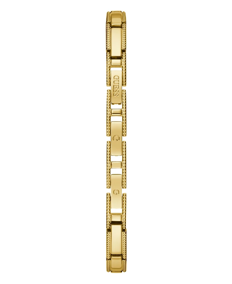 Womens Petite Gold-Tone Stainless Steel Glitz Bangle Watch 22mm
