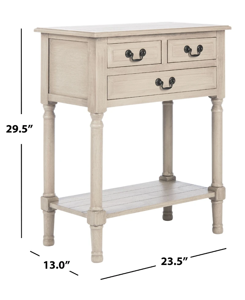 Primrose 3 Drawer Console Table