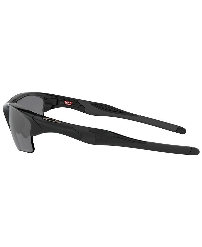 Oakley Men's Polarized Sunglasses, OO9154 Half Jacket 2.0 Xl