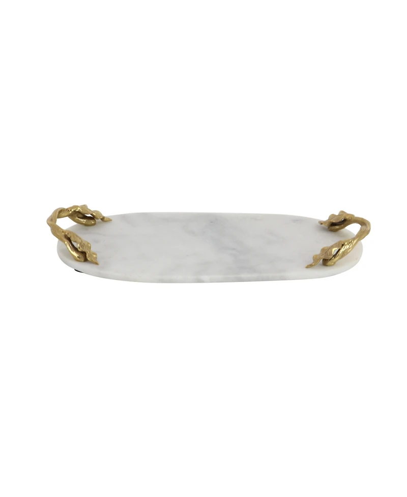 Marble Natural Serving Tray, 2" H x 20" L